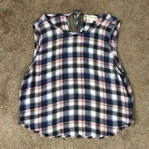 Anthropologie - Cloth & Stone plaid tank